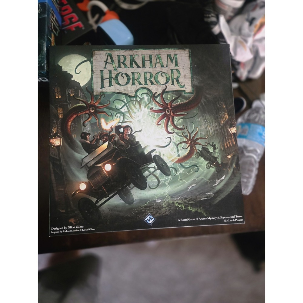 Arkham Horror Board Game Fantasy Flight Games Lovecraft Horror Complete